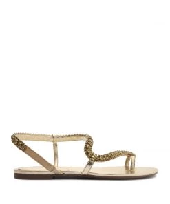 Sale Court Metallic Sandal