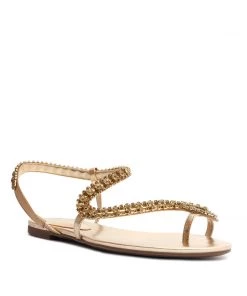 Sale Court Metallic Sandal