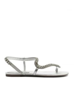 Sale Court Metallic Sandal