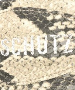 Sale Aruana Snake-Embossed Leather Sandal