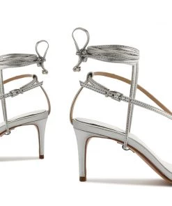Sale Vikki Lo Metallic Leather Sandal
