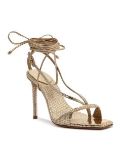 Sale Vikki Metallic Leather Sandal