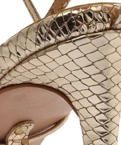 Sale Vikki Metallic Leather Sandal 15 Sale Vikki Metallic Leather Sandal