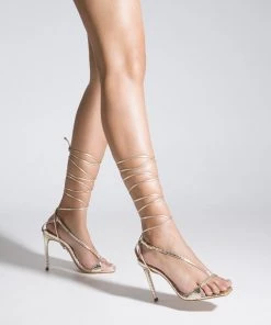 Sale Vikki Metallic Leather Sandal 12 Sale Vikki Metallic Leather Sandal