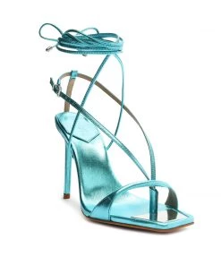 Sale Vikki Metallic Leather Sandal