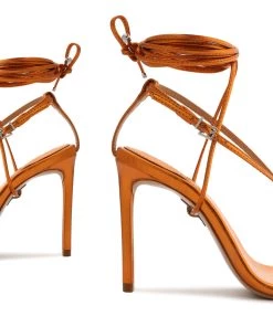 Sale Vikki Metallic Leather Sandal