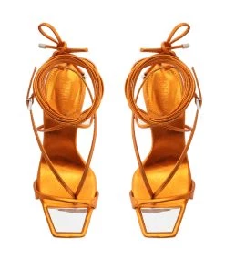 Sale Vikki Metallic Leather Sandal