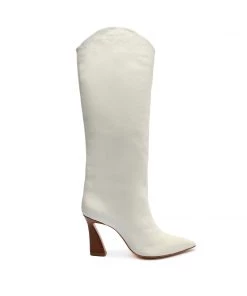 Pre Fall 21 Maryana Flare Leather Boot Boots