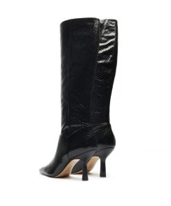 Sale Jupitar Snake-Embossed Leather Boot