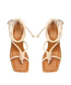 Coachella 22 New In Angieh Rope & Leather Sandal