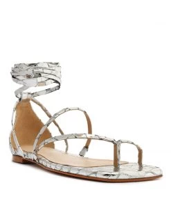 Pre Fall 22 Lily Metallic Flat Sandal