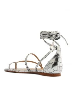 Pre Fall 22 Lily Metallic Flat Sandal