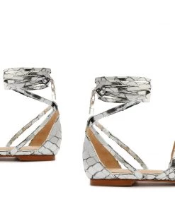 Pre Fall 22 Lily Metallic Flat Sandal