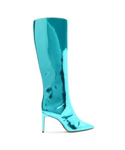 Pre Fall 22 Mary Up Specchio Leather Boot