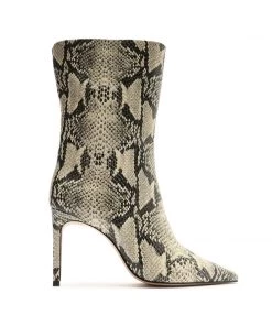 PF Capsule 22 New In Mary Snake Embossed Leather Bootie