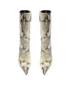 PF Capsule 22 New In Mary Snake Embossed Leather Bootie