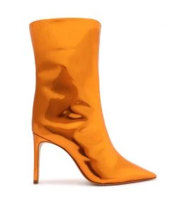 Pre Fall 22 Mary Specchio Leather Bootie New In