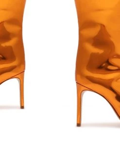 Pre Fall 22 Mary Specchio Leather Bootie New In