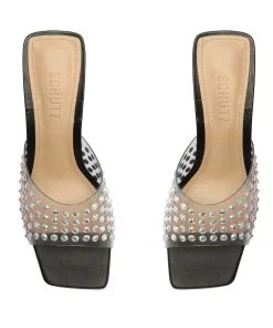 Sale Lizah Crystal Vinyl Sandal