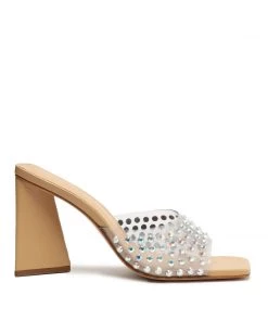 Sale Lizah Crystal Vinyl Sandal