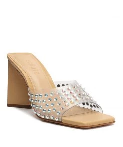 Sale Lizah Crystal Vinyl Sandal