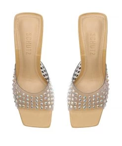 Sale Lizah Crystal Vinyl Sandal