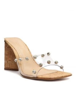Sale Lizah Cork Vinyl Sandal