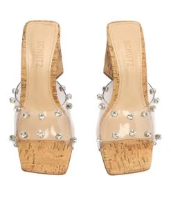 Sale Lizah Cork Vinyl Sandal