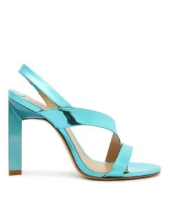 Pre Fall 22 New In Kelly Specchio Leather Sandal