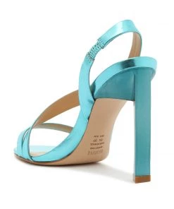 Pre Fall 22 New In Kelly Specchio Leather Sandal