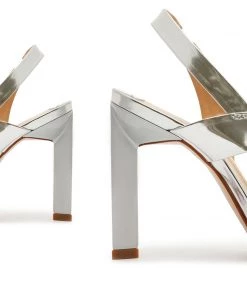 Pre Fall 22 New In Kelly Specchio Leather Sandal