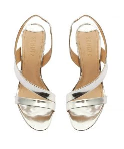 Pre Fall 22 New In Kelly Specchio Leather Sandal