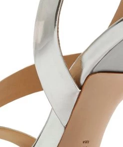 Pre Fall 22 New In Kelly Specchio Leather Sandal