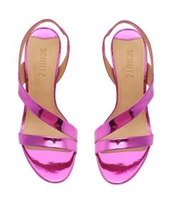 Pre Fall 22 Kelly Specchio Leather Sandal
