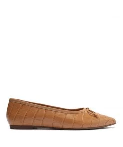 PF Capsule 22 Dal Crocodile-Embossed Leather Flat New In