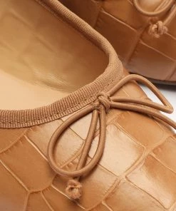 PF Capsule 22 Dal Crocodile-Embossed Leather Flat New In