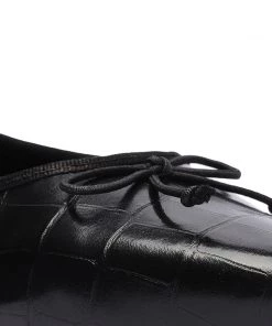 PF Capsule 22 Dal Crocodile-Embossed Leather Flat New In 14 PF Capsule 22 Dal Crocodile-Embossed Leather Flat New In