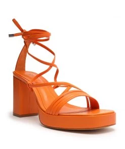 Spring 22 Sandals Glenna Platform Leather Sandal