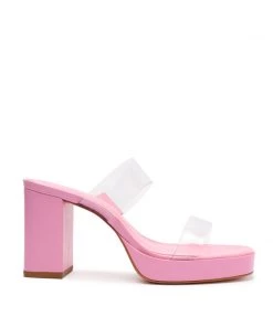 Sale Ariella Platform Vinyl Sandal