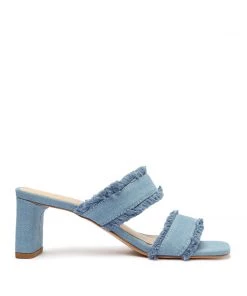Spring 22 Amely Mid Block Fabric Sandal Sandals