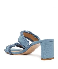 Spring 22 Amely Mid Block Fabric Sandal Sandals