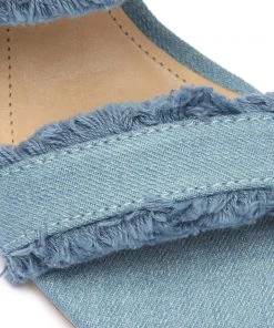 Spring 22 Amely Mid Block Fabric Sandal Sandals