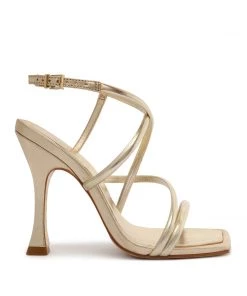Sale Lovi Metallic Nappa Leather Sandal