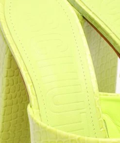 Spring 22 Sandals Darah Crocodile-Embossed Leather Sandal