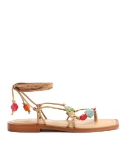 Sale Gem Atanado Leather Sandal