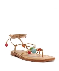 Sale Gem Atanado Leather Sandal