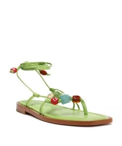 Sale Gem Atanado Leather Sandal