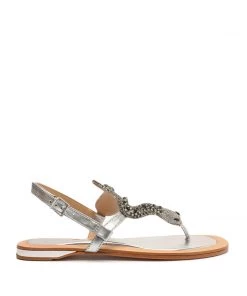 Sale Shantie Metallic Leather Sandal