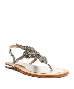 Sale Shantie Metallic Leather Sandal