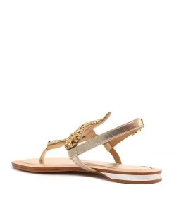 Sale Shantie Metallic Leather Sandal